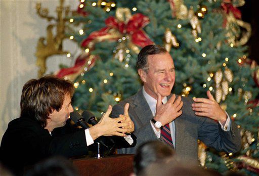 President Bush and Dana Carvey